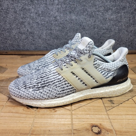 Adidas Mens UltraBoost 3.0 Men's 10.5 S80636 Knit White Running Shoes Sneakers - Picture 2 of 13